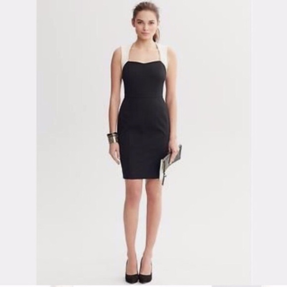 Sloan Colorblock Sleeveless Mini Sheath Dress